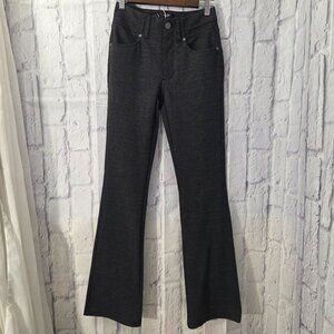 Simply Vera Extra Small Black Gray Herringbone Casual Bootcut Pants